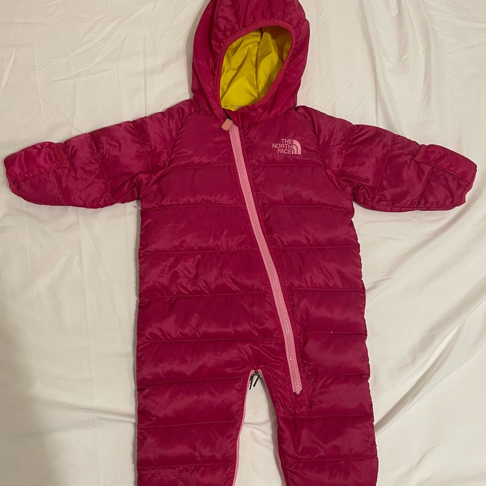The North Face Pink Infant Snowsuit 9m